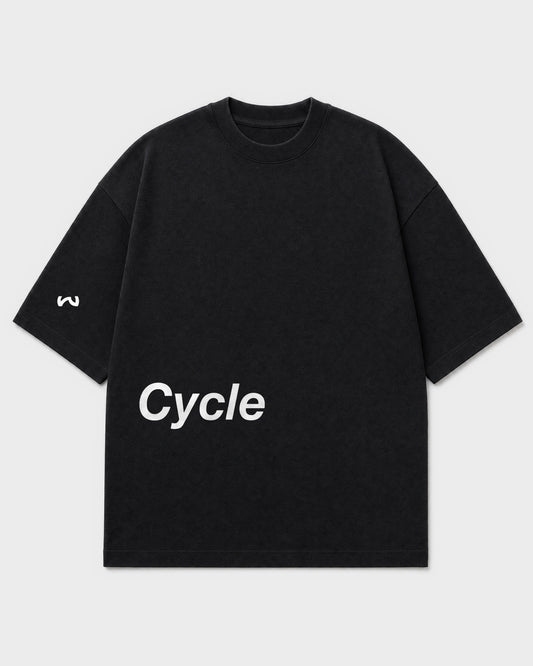Camiseta Oversize Ouroboros de Wavent, frente