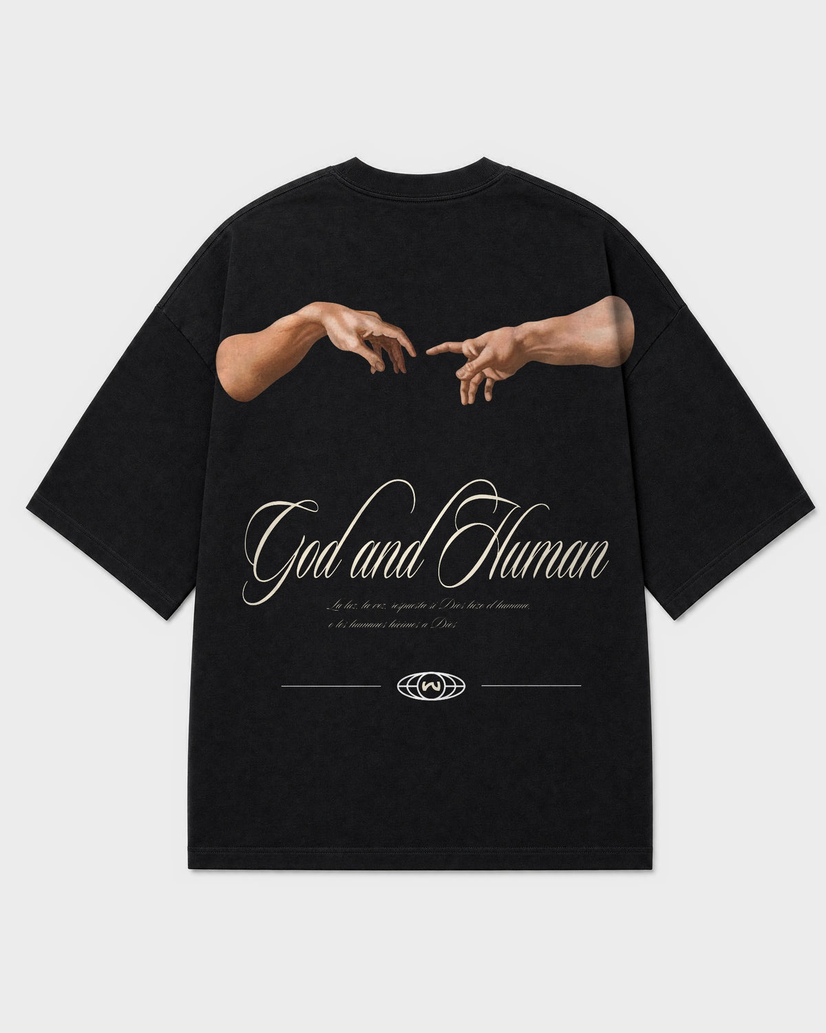 Camiseta Oversize Human de Wavent, espalda