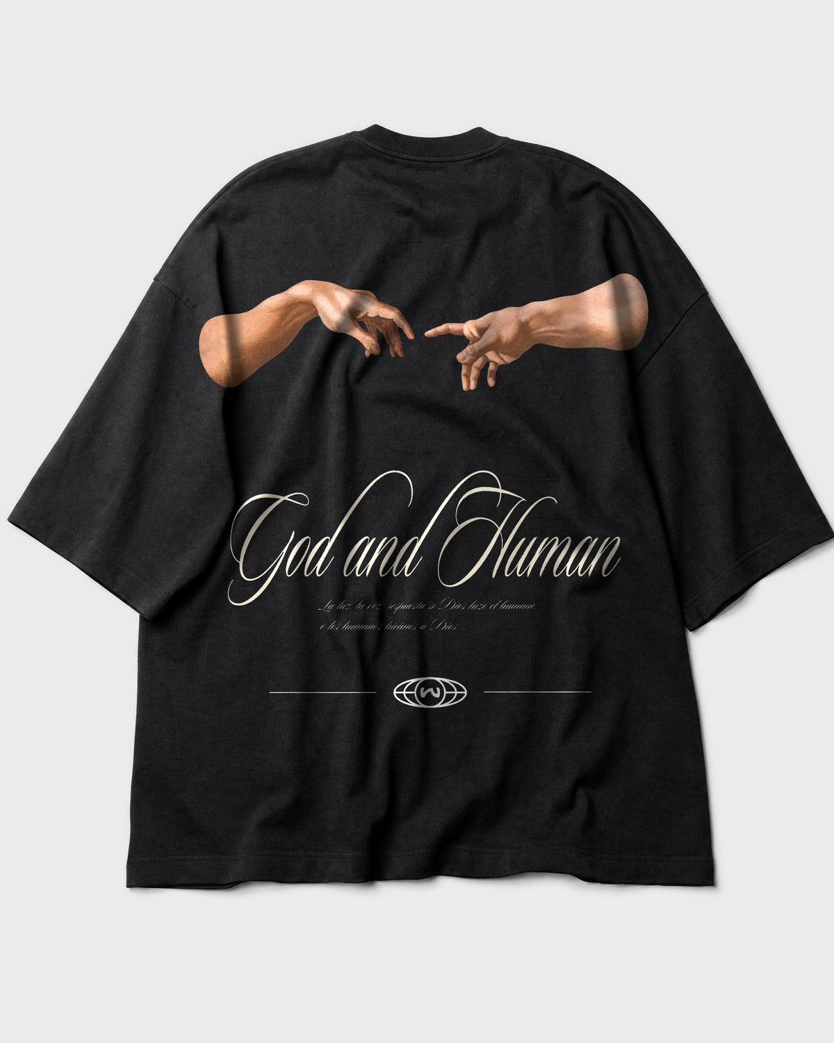 Camiseta Oversize Human de Wavent, espalda